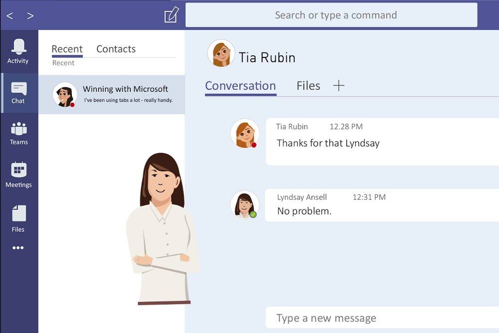 🔵  Microsoft Teams - chat, activity commands and shortcuts course image